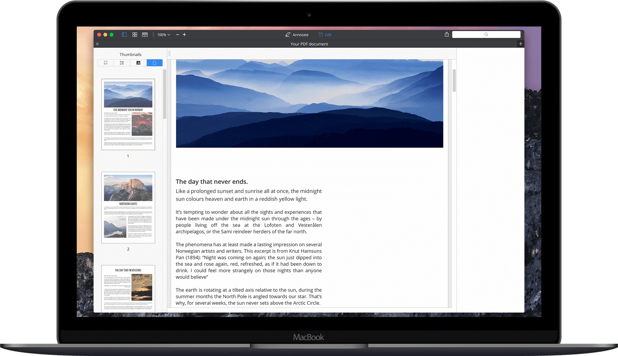 instructions for editing document on mac book air